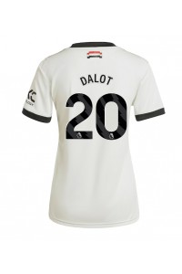 Fotbalové Dres Manchester United Diogo Dalot #20 Dámské Třetí Oblečení 2024-25 Krátký Rukáv